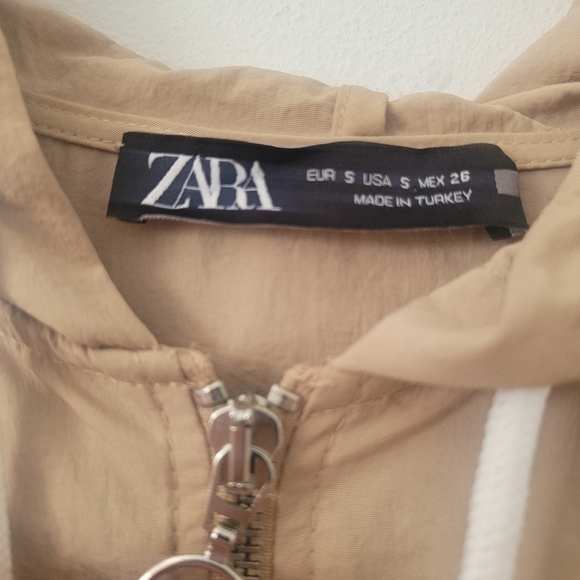 Zara Anorak Jacket Relax Fit Oversized Cropped Jacket Size Small - Picture 15 of 16